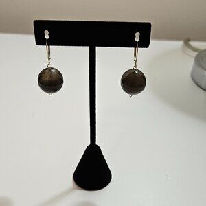 14k and Smoky Quartz earrings